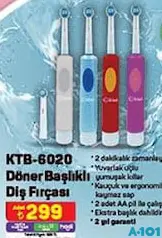 KİWİ KTB-6020 DÖNER BAŞLIKLI DİŞ FIRÇASI